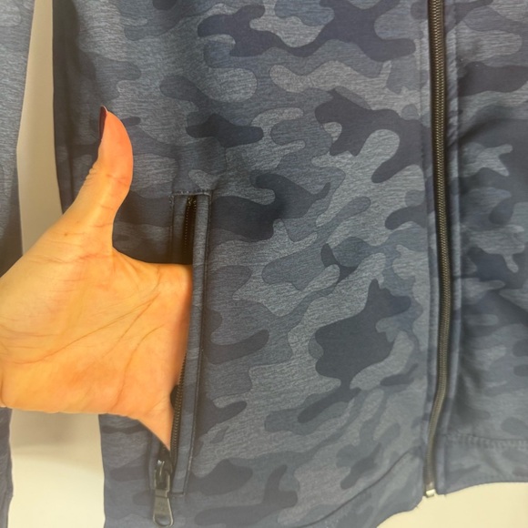 NWT Urban Republic Camo Fleece Lined Jacket Boy's Size L Pockets Zip Front - Picture 5 of 11